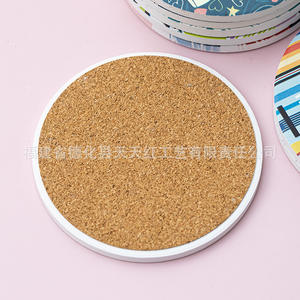 Sous-verre rond en céramique Tian Tian Hong, motif dessin animé, isolant thermique, antidérapant, pour tasse à thé, cadeau promotionnel, design personnalisé - Product Image 3