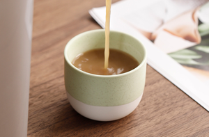 Taza de Té Japonesa Retro de Cerámica de 5oz, Hecha a Mano con Esmalte Reactivo, Taza de Té Kung Fu, Taza Pequeña para Espresso - Product Image 4