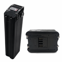 Paket Baterai Li-ion Sepeda Listrik Skuter 48V 6Ah 10Ah 20Ah 30Ah 35Ah, Strip Panjang Vertikal, Dapat Dilepas, Pasokan OEM ODM
