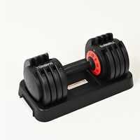 Ensemble d'haltères ronds chromés réglables pour salle de sport à domicile 20kg et 25 kgPoids pour exercice Fitness Tool