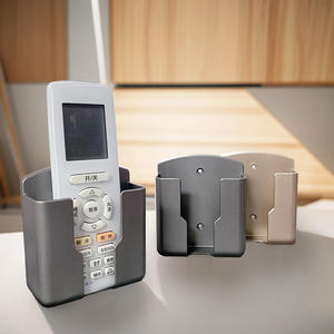 Remote <b>Control</b> <b>Holder</b> Wall Mount Storage Rack For Office Use Rectangle Shape - Product Image 1