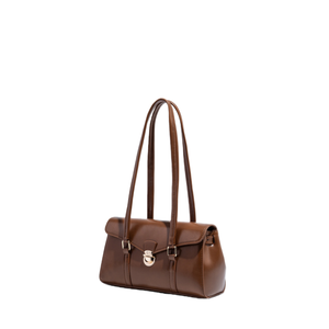 Bolsos Personalizados con Logotipo, Acabado Brillante, Bolso de Hombro Largo, Hebilla de Metal, Perfil Rígido, Bolso de Fábrica - Product Image 3