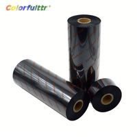 Ruban d'impression thermique compatible Domino TTO noir personnalisé 33 mm * 600 m pour imprimante d'étiquettes V100 V120i V230i V320i