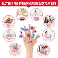 Flacon pulvérisateur à fine brume personnalisé sans BPA, flacons cosmétiques en plastique étanches pour soins de la peau, désinfectant pour les mains sans contact pour la plage et les voyages