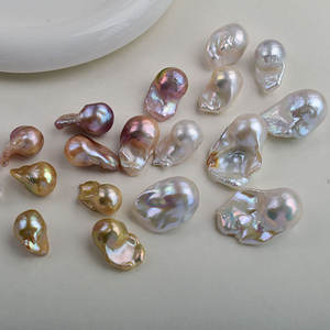 Perlas de Partículas con Brillo Intenso, Perlas Barrocas, Perlas Naturales de Agua Dulce No Porosas, Perlas en Forma de Cola de Pez, Perlas Dispersas para Adorno - Product Image 3