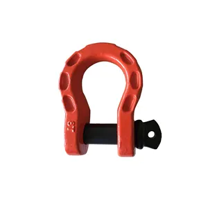 Us Type Bow Shackle Thinkwell Forged 3/4" 8 Ton Customized Screw Pin Bow Shackle Off Road Heavy Duty Shackle