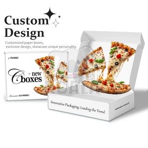 Boxer de papier pliable de nourriture jetable d'emballage alimentaire pour l'emballage chaud de <span class=keywords><strong>pizza</strong></span> de nourriture d'hamburger - Product Image 2