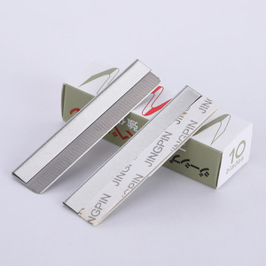 Lames de rasoir spéciales en acier inoxydable Jingpin, 10 pièces, pour maquillage permanent, coupe des sourcils, durables - Product Image 2