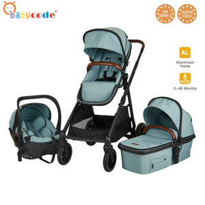 Poussette double portable et pliable OEM ODM pour jumeaux, siège <span class=keywords><strong>auto</strong></span> pour bébé, poussette de voyage pour nouveau-né, landau pour bébés jumeaux - Product Image 1