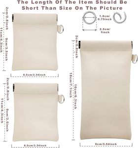 לוגו מותאם אישית ארגונית נסיעות נייד קטן סחיטה משקפי שמש מקרה ארנק Pu פאוץ - Product Image 5