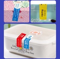 Étiquettes d'emballage imprimées, rouleaux d'autocollants adhésifs, sceaux décoratifs en papier pour boîtes, sacs, bouteilles, pots, bougies, cadeaux