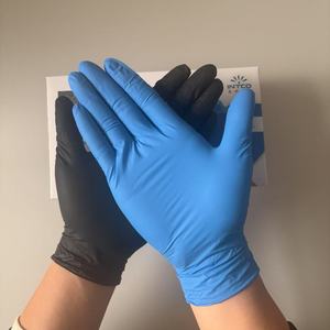 Intco Disposable Nitrile Gloves M Blue Oil Resistant For Household Use 100 Pcs - Product Image 4