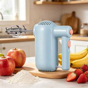 Batteur à œufs électrique haute puissance de qualité supérieure, mélangeur alimentaire multifonctionnel domestique, accessoire crochet pétrisseur, <span class=keywords><strong>mini</strong></span> mixeur portatif - Product Image 4
