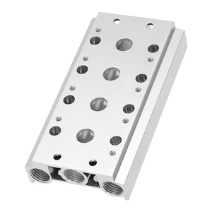 LiYuan Solenoid Valve Base 200M Aluminum Manifold For Pneumatic System - Product Image 2