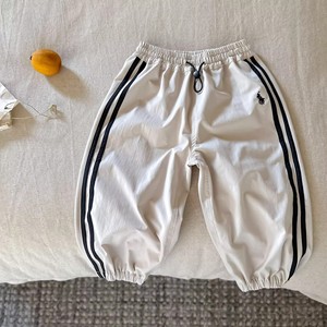 Childrens Cargo Pants Solid Color Cotton Jogger Pants For Boys Autumn Style Off White Black Dark Blue 3825 Grey - Product Image 3