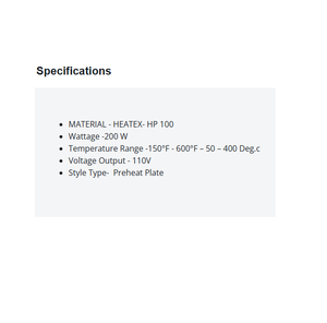 Plaque chauffante professionnelle 80 x 50 mm avec performance de chauffage fiable pour la réparation de circuits imprimés et les espaces de travail techniques - Product Image 4