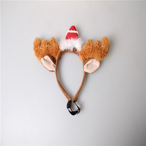 Accessori per animali domestici gioielli in corno <span class=keywords><strong>di</strong></span> <span class=keywords><strong>cervo</strong></span> <span class=keywords><strong>di</strong></span> natale cerchietto per capelli <span class=keywords><strong>di</strong></span> gatto fasce copricapo per animali domestici - Product Image 6