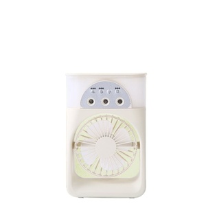Wholesale 3-in-1 Cooling Humidifying Air Circulator Fan 3 Nozzles Mist 5 Speeds 180 Adjustable Wearable <b>Foldable</b> Portable Mini - Product Image 1