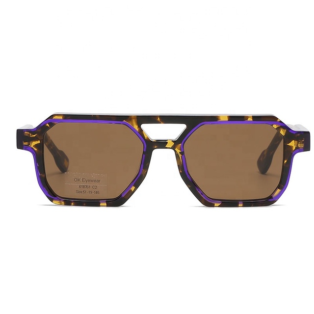 New Brand Designer Luxury Lamination Acetate Fashion Sunglasses Ready to Ship