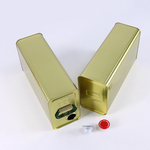 <span class=keywords><strong>5</strong></span> Lít Tin Dầu Có Thể Tùy Chỉnh Dầu Ô Liu Bao Bì Tin Có Thể Vuông Tinplate Kim Loại Có Thể Cho Trinh Nữ Ăn Được Dầu - Product Image 6