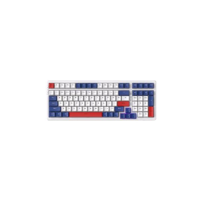 Hot Sell ATTACK SHARK K98 Wireless Mechanical Gaming Keyboard Yellow Axis Tri-Mode Gaming Keyboard Programmable Gaming Keyboard