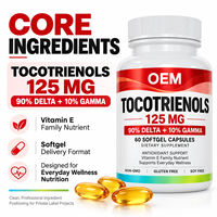 Gélules de Tocotriénols Premium – Soutien Antioxydant Quotidien pour la Famille (Vitamine E) – Bien-être Adulte – OEM, Marque Privée, Vente en Gros