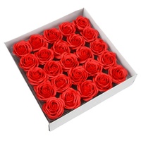 Rose artificielle romantique à 5 couches en forme de fleur de savon - Qualité DIY pour la Saint-Valentin, la Fête des Mères et le Nouvel An