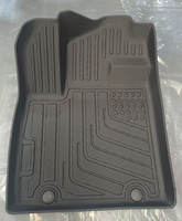 Tapis de sol de voiture personnalisés de qualité supérieure à double couche, tapis de sol en TPE 3D 5D, tapis de sol de voiture 24 Byd Yuan up