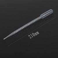 Pipette Babbitt jetable de 5ml avec pipette sérologique en matériau PE à ligne graduée Pipette compte-gouttes de laboratoire Pipettes Pasteur de transfert