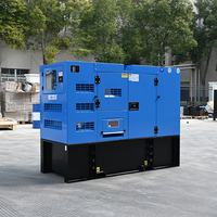 Generador diésel silencioso con cabina, motor Perkins de 30 kVA 24 kW, alternador Stamford, con certificación EPA.