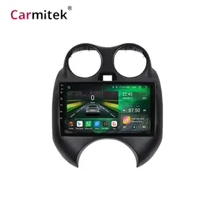 Autoradio Android multimédia lecteur vidéo navigation GPS autoradio stéréo Carplay tactile WIFI 4G pour Nissan March <span class=keywords><strong>MICRA</strong></span> 2010 - <span class=keywords><strong>2015</strong></span> - Product Image 1