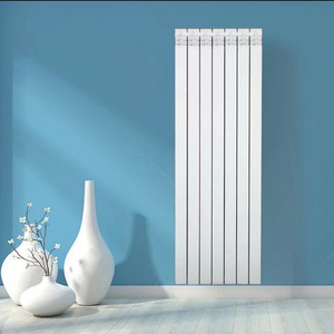 Radiador de aluminio bimetálico de aleta de alta temperatura de aluminio fundido a presión <span class=keywords><strong>antracita</strong></span>, radiador de agua caliente para sistema de calefacción central - Product Image 2