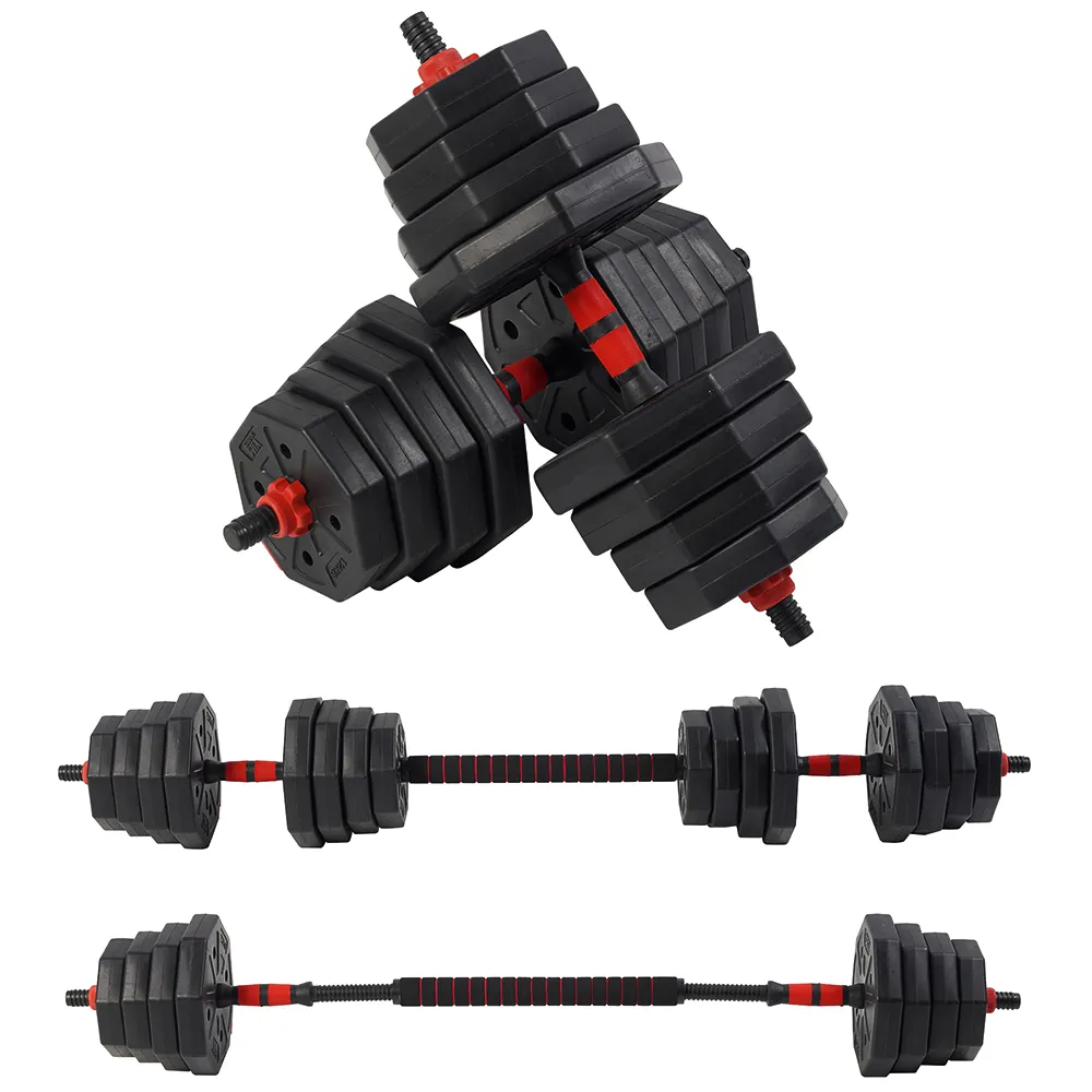 Tellus nhà phòng tập thể dục tập thể dục xi măng 10-40kg có thể điều chỉnh Barbell quả tạ đặt Trọng lượng nâng trọng lượng miễn phí