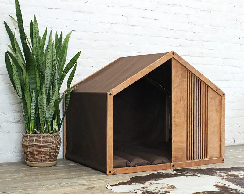 wholesale box for dogs pet houses & furniture Luxury Wooden dog house Puppy Large dog house
