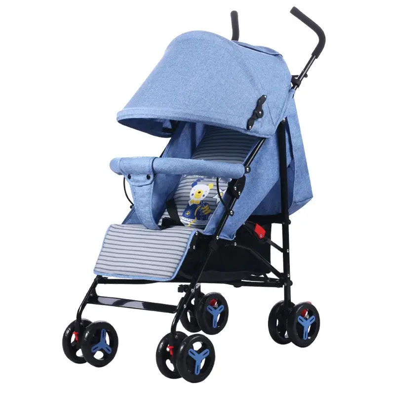 2023 Light Foldable portable Baby Stroller Wholesale High Landscape Four-Wheel Multiple Angles Adjust