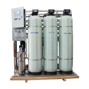 Système d'eau automatique à osmose inverse (RO) de 1500l/heure pour la production commerciale d'eau Pure