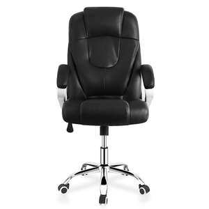 Fauteuil de bureau moderne 2026 en maille PU à dossier haut, pivotant, de luxe, pour dirigeant, en similicuir - Product Image 5