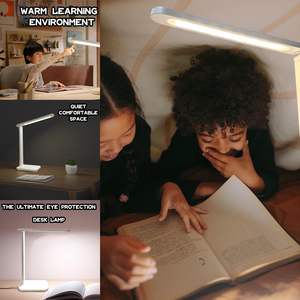 Wholesale USB Touch Dimmable LED Night Light <b>Desk</b> Lamp <b>Folding</b> Table Minimalist White for Eye Student Dormitory Reading - Product Image 6