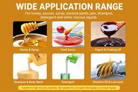 Machine de remplissage semi-automatique manuelle pour savon liquide, pâte de piment, huile de coco, gel douche, nettoyant visage, miel