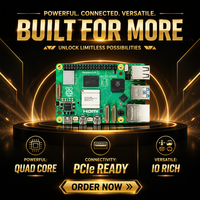 Módulo de Computación Raspberry Pi CM5, Placa de Desarrollo Linux con PCIe, Mini Computadora