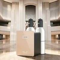 Diffuseur de parfum professionnel commercial mural en alliage d'aluminium, contrôle par téléphone, intégration CVC pour gîtes