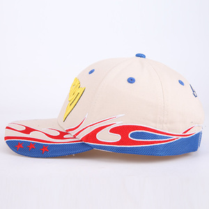 Bas quantité minimale de commande personnalisé 3d bouffée flamme broderie personnalisé feu logo maille casquette chapeaux hommes casquettes de Baseball chapeaux Sports de plein air casquettes - Product Image 2