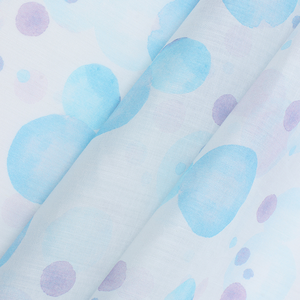 RC60-P001 # campione personalizzato di mano tessuto di cotone ramiè stampato floreale all'ingrosso per abiti, abbigliamento per ragazze e tessuti di moda - Product Image 3