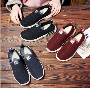 Scarpe da <span class=keywords><strong>Donna</strong></span> alla Moda Nere, Ballerine Casual in Gomma per Passeggio - Product Image 4