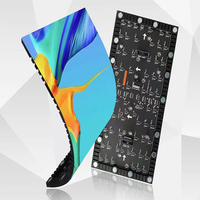 Pantalla LED Flexible Curva Digital QIANFAN P1.2 P1.5 P1.8 P2 P2.5 P3 P4, Columna, Cilindro, Anillo Redondo, Video Wall