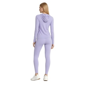 Sommer lässig Langarm T-Shirt für Damen Outdoor Fitness Training Schnellt rocknende benutzer definierte Spring Running Hood gedruckt - Product Image 2
