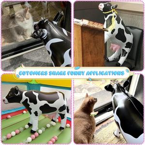 Modèle de vache gonflable de 6 à 8 pieds, décoration de fête d'anniversaire sur le thème des animaux - Product Image 3