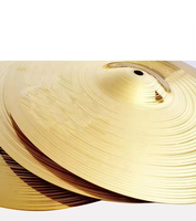 Cymbales de batterie en laiton durables et pratiques, disponibles en plusieurs tailles : 6/8/10/12/14/16/18/20 pouces