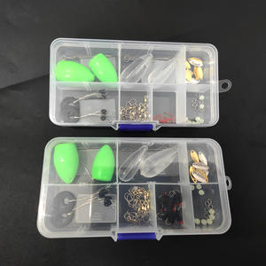 Ensemble de crochets de pêche à la mouche bande blanche flottant/coulant aide à la coulée cible de <span class=keywords><strong>carpe</strong></span> en plastique pour lac avec graines de melon Spinnerbait - Product Image 6