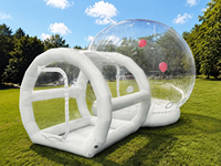 Maison à bulles gonflable en PVC transparente personnalisée en usine avec logo personnalisé, utilisation extérieure portable pour enfants - Marque JIALE